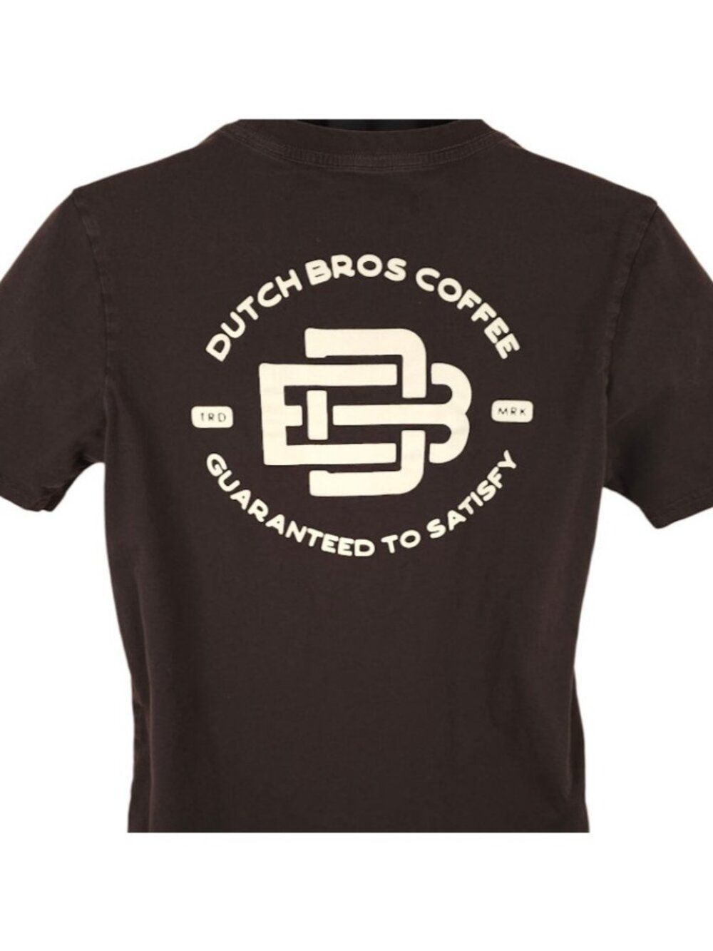 Dutch Bros Coffee T Shirt Mens Size Small Brown Snack Tee